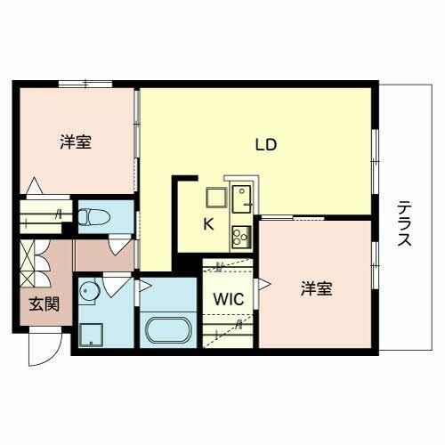 ホーク宮苑0105の間取り