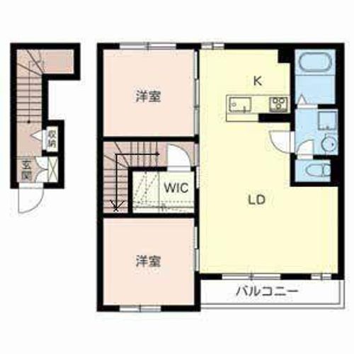 フォレナM0202の間取り