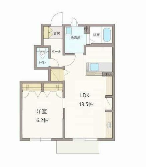 リーフコート高山台0102の間取り