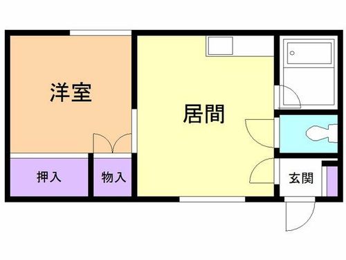 ハイツサンサーラ203の間取り