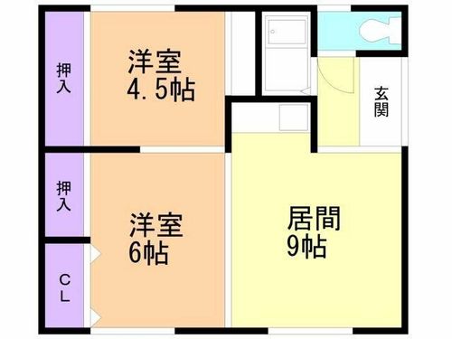 エヌエスハイツ102の間取り