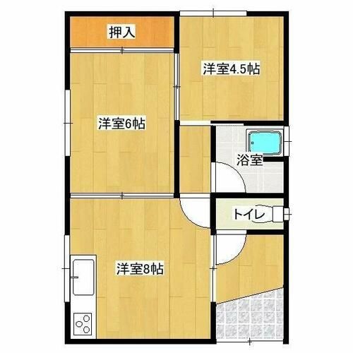 千葉アパートの間取り