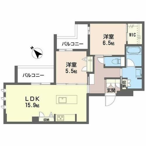 オルキデア クオーレ0306の間取り