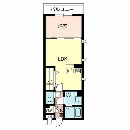 Biz STAY 石橋駅前0201の間取り