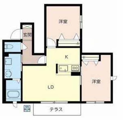 勝彩苑0102の間取り