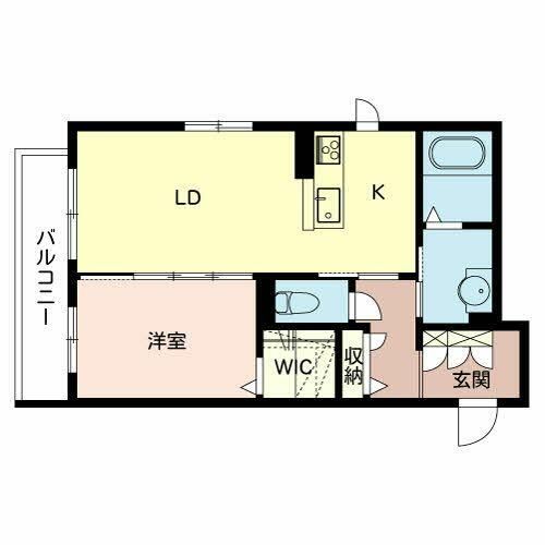 Raffina Kubota0202の間取り