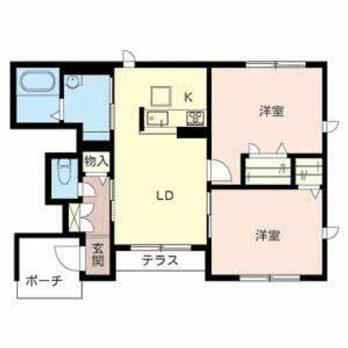 フォレスタ ヴィラ0103の間取り