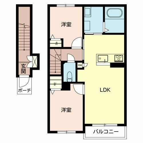 シャーメゾンランフォス0202の間取り
