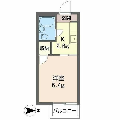シャトー本町0103の間取り