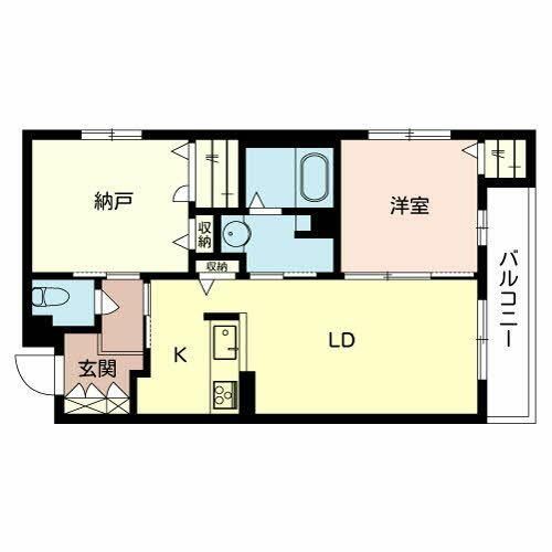 エスト ラフィーネ 香里園0302の間取り