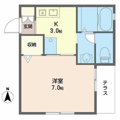 ペールカドゥ我孫子0102の間取り