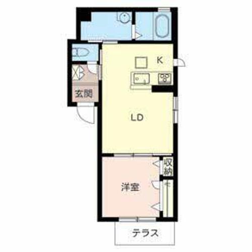 シャーメゾン 暁0102の間取り