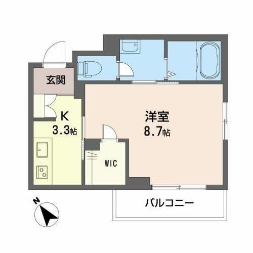 冬青コート0302の間取り