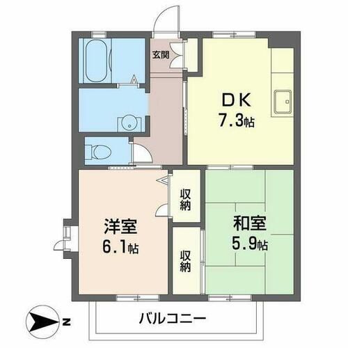 K’s Pastral0205の間取り