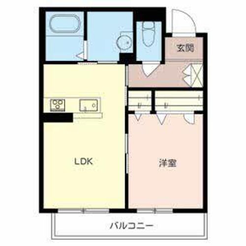 BEREO North plain0303の間取り