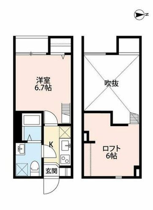 エクル中芝町の間取り