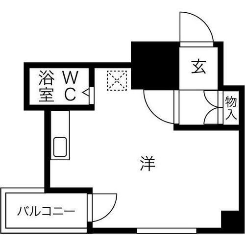 セザール第二円山207の間取り