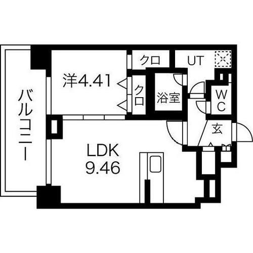 桂和レジデンス円山公園の間取り