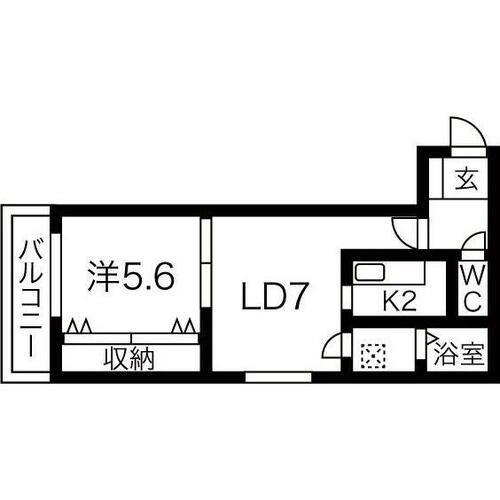 クオーレ円山の間取り