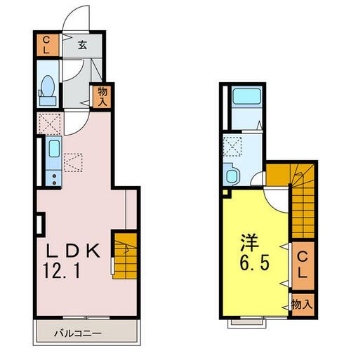 ラ・カーサ・スペランツァ高浜の間取り