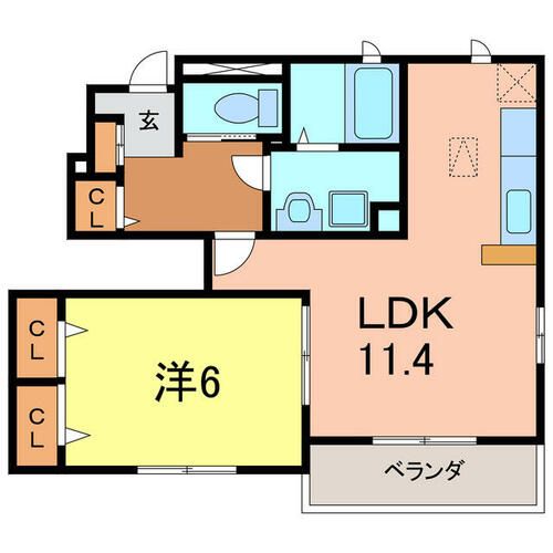 メゾン伏見の間取り