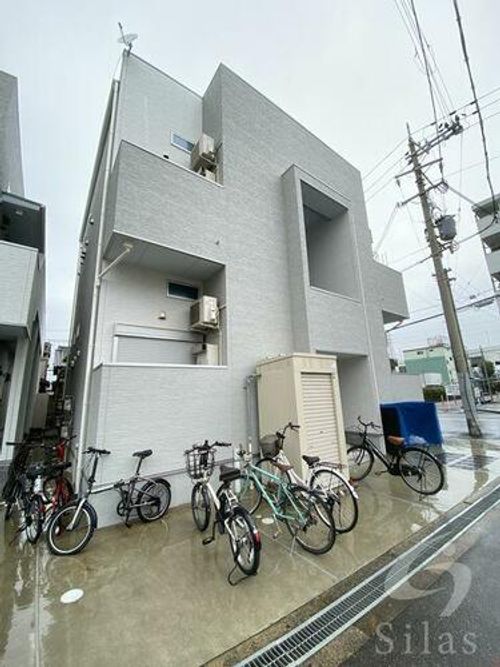 大阪府大阪市住之江区北島1丁目(アパート)の賃貸物件の玄関