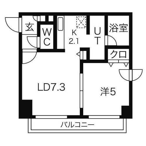 ヒースコート306の間取り