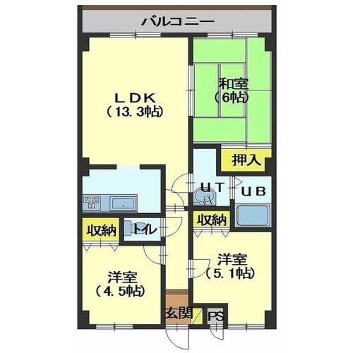 ファンデーションⅡ505の間取り