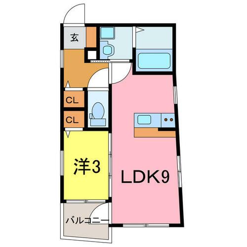 愛知県刈谷市広小路2丁目(アパート)の賃貸物件の間取り