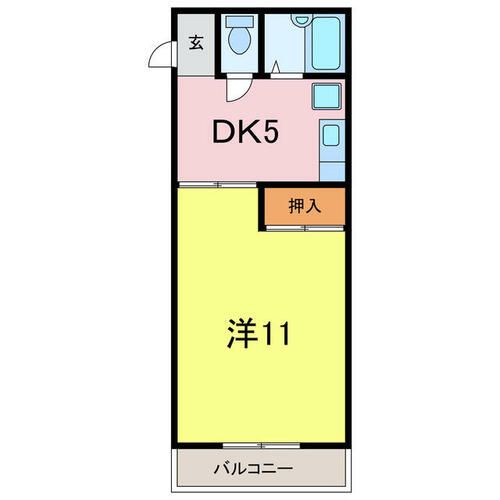 エブリワン西棟の間取り
