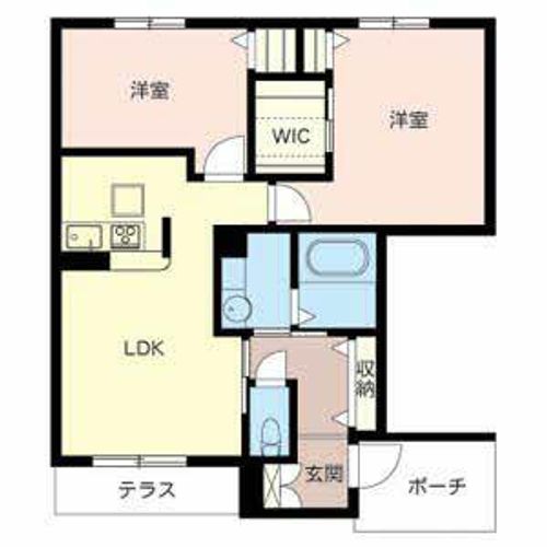 ボヌール0102の間取り