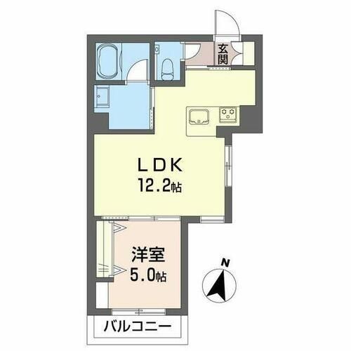 フェリシード太閤0101の間取り