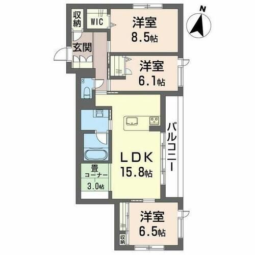 NC STYLE 一社0205の間取り