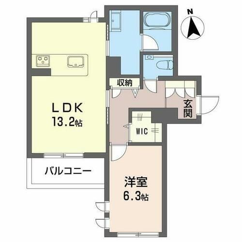 ダイヤモンドヒルズ吹上0202の間取り