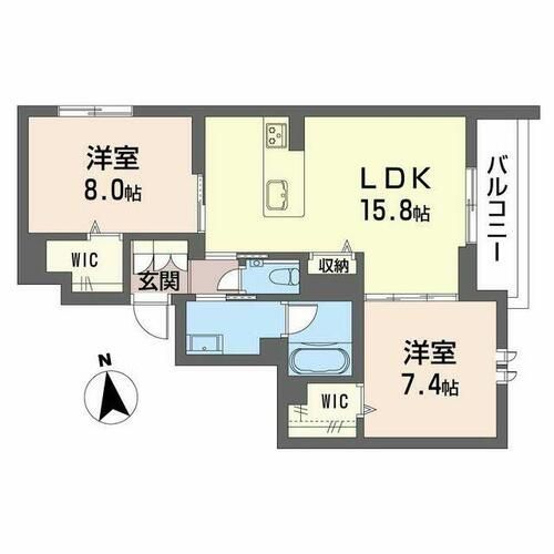 ダイヤモンドヒルズ吹上0201の間取り