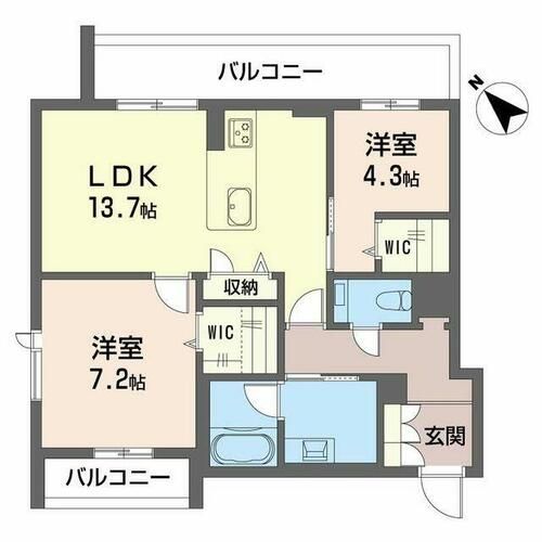ベラ ルーナ0301の間取り