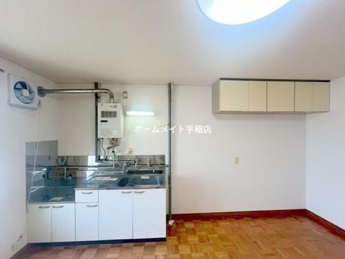 北海道札幌市手稲区西宮の沢四条1丁目(アパート)の賃貸物件のキッチン
