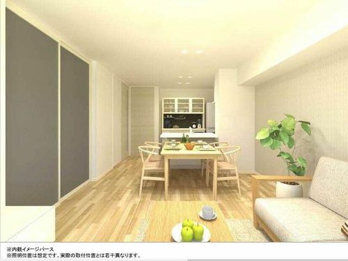 シャーメゾンレジデンス夜明A0102の居間