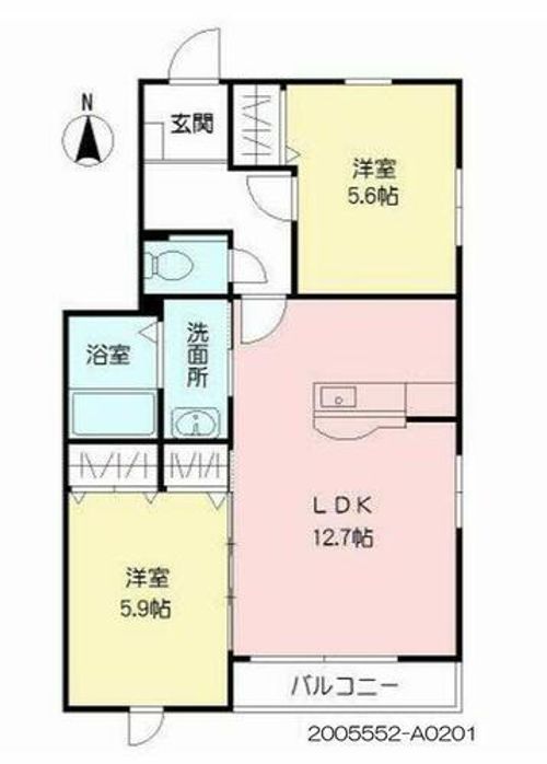 エクセルの間取り