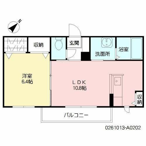 シャーメゾンHIKARIの間取り