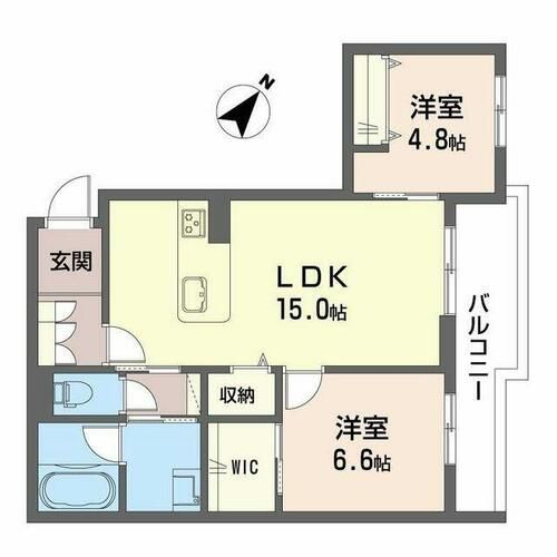 シャーメゾンシエロの間取り