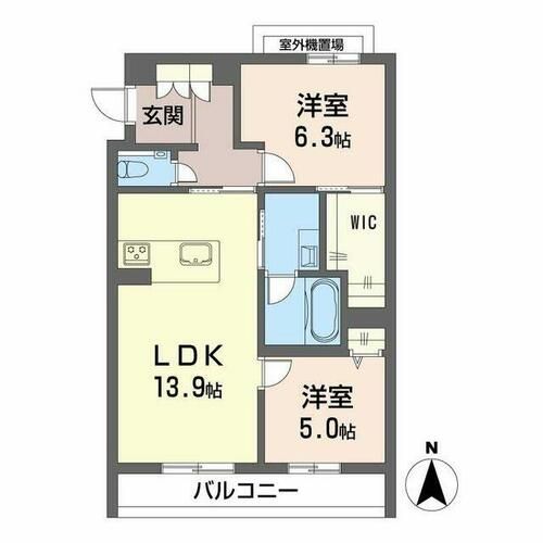 グランフォレスト赤坂A0301の間取り
