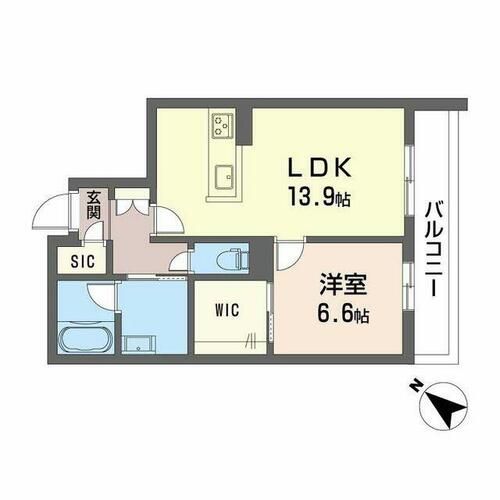 メゾン パルク 清水A0302の間取り