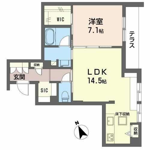 Sha Maison Grande0101の間取り