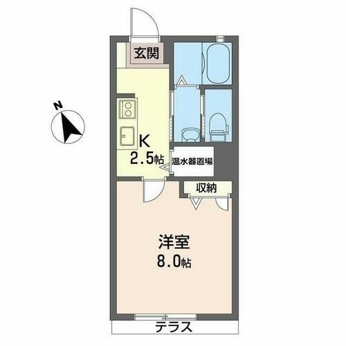 シャーメゾン フォンターナ0110の間取り
