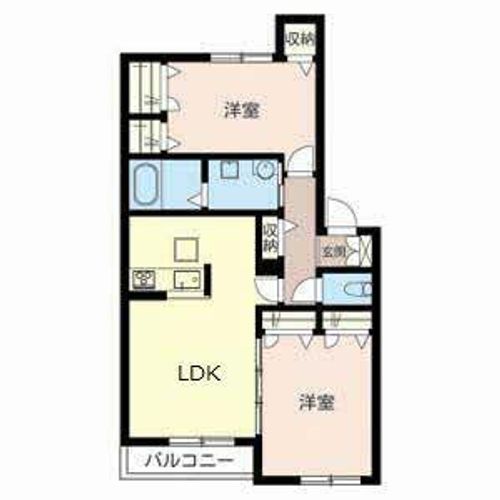 ハニー・コナ0202の間取り