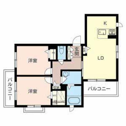 エレンシア茨木0302の間取り