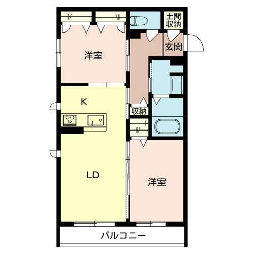 シャーメゾン塚西0203の間取り