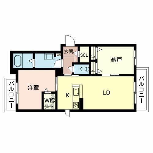 ハイツ ストラッセII0201の間取り