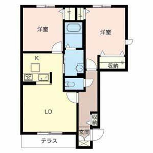 メゾン ラフェリオ0103の間取り